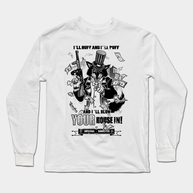 wolf of wall street Long Sleeve T-Shirt by georgeslemercenaire